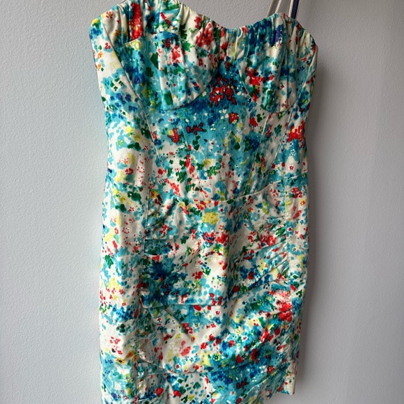 Nanette Lepore Multi Colored Dress Size 2 - Picture 2 of 5